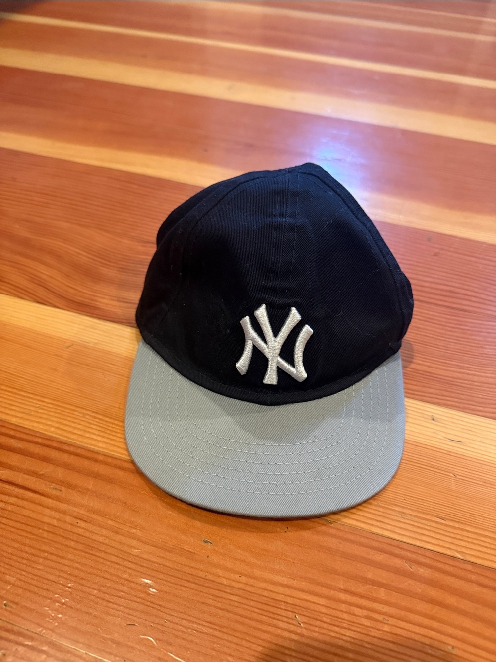 New Era Kids Black and Gray NY Baseball Cap
